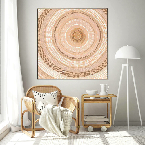 Sand Banks Framed Canvas Wall Art