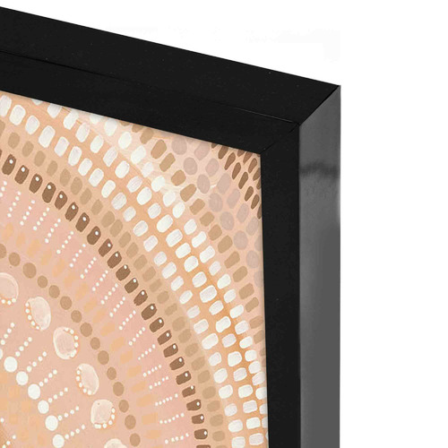 Sand Bands Framed Acrylic Wall Art