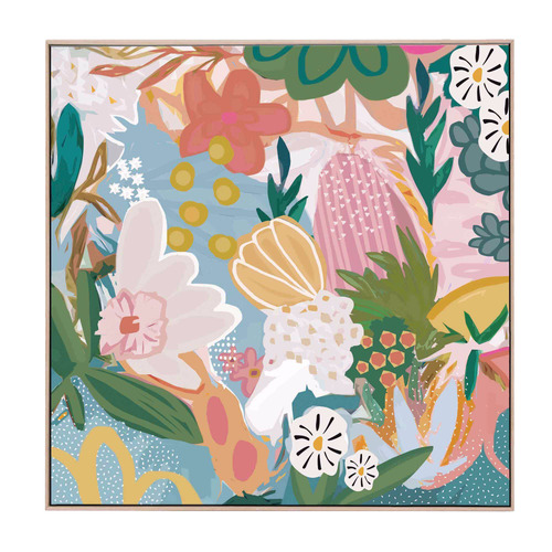 Zale Garden Framed Canvas Wall Art