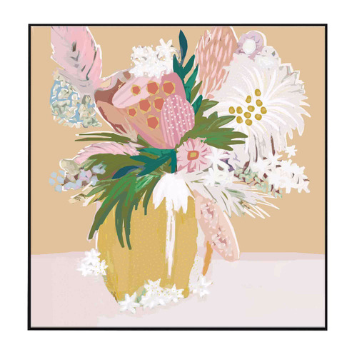 Varuna Bouquet Framed Canvas Wall Art