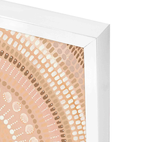 Sand Bands Framed Acrylic Wall Art