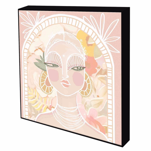 Soft Benita Framed Canvas Wall Art