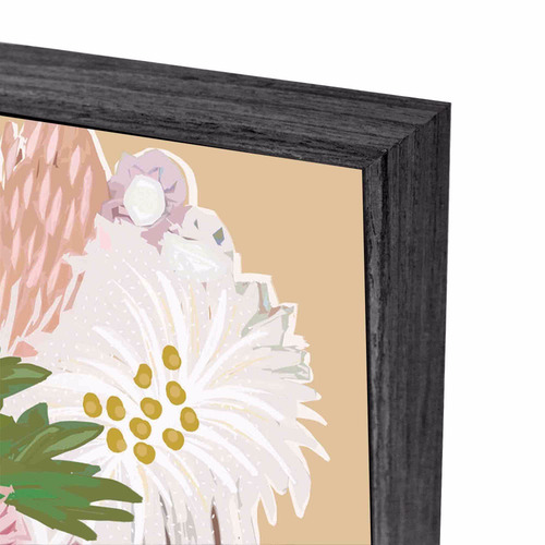 Varuna Bouquet Framed Canvas Wall Art Temple & ster