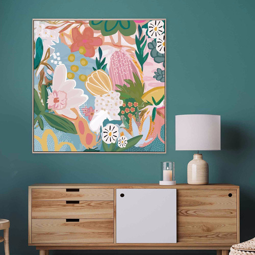 Zale Garden Framed Canvas Wall Art