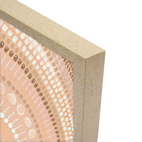 Sand Bands Framed Acrylic Wall Art