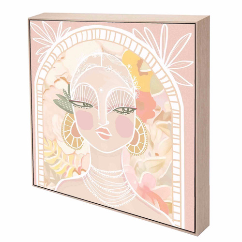 Soft Benita Framed Canvas Wall Art