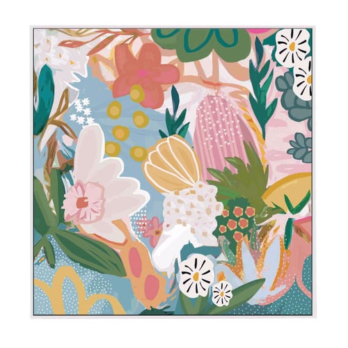 Zale Garden Framed Canvas Wall Art