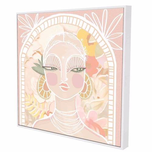 Soft Benita Framed Canvas Wall Art