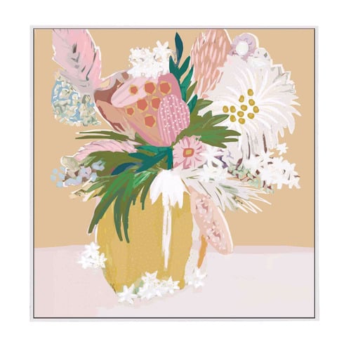 Varuna Bouquet Framed Canvas Wall Art