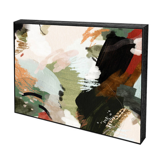 Compass Abstract Framed Canvas Wall Art