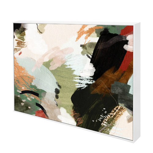 Compass Abstract Framed Canvas Wall Art