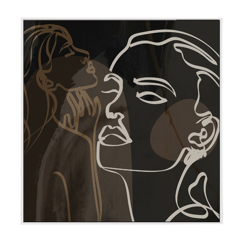 Cocao Muse Framed Canvas Wall Art