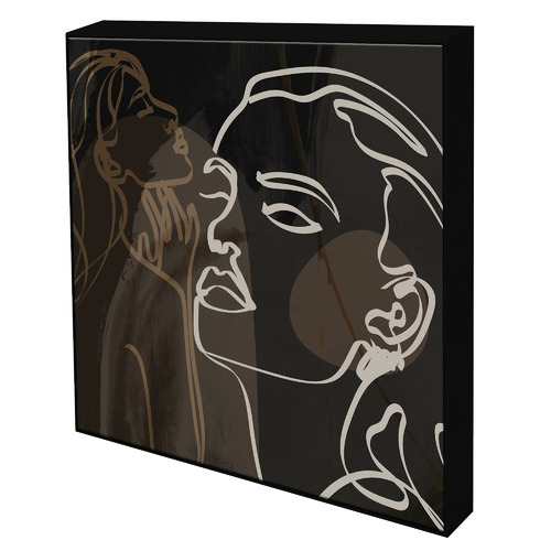 Cocao Muse Framed Canvas Wall Art