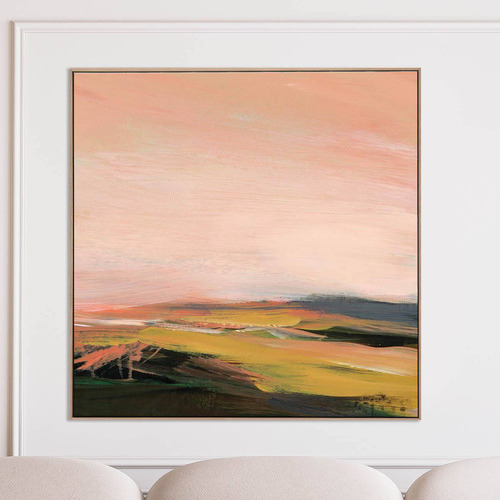 Cyprian Square Framed Canvas Wall Art Temple & ster