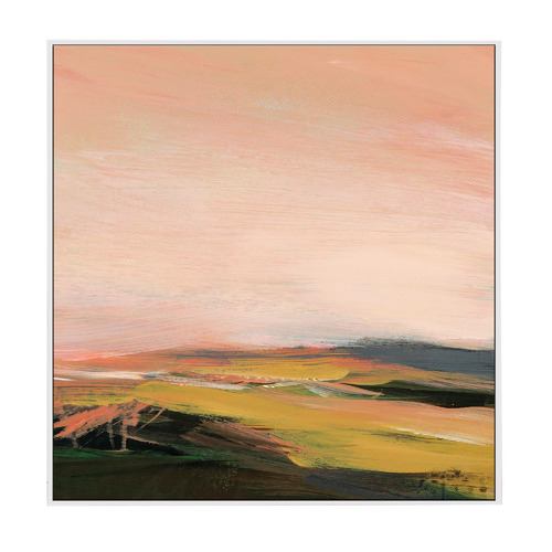 Cyprian Square Framed Canvas Wall Art Temple & ster