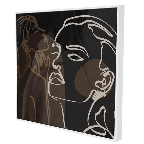 Cocao Muse Framed Canvas Wall Art