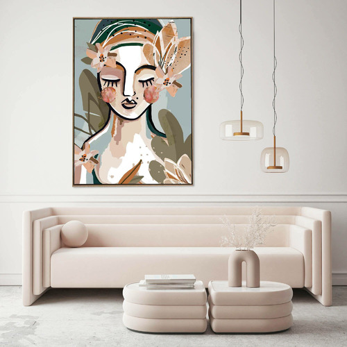 BelleAvenue Felicia Framed Canvas Wall Art | Temple & Webster