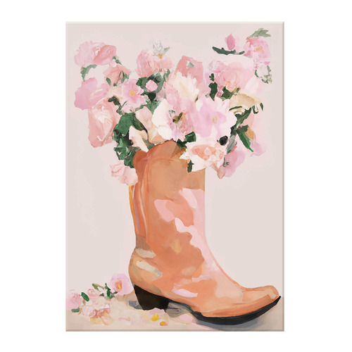 Cowgirl Bouquet Canvas Wall Art