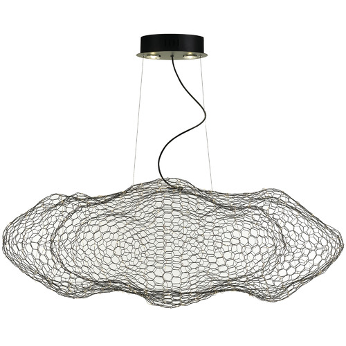 Kasha Metal Cloud Pendant Light Temple Webster