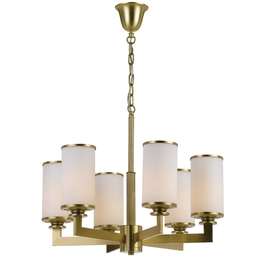 6 Light Ahern Metal Chandelier