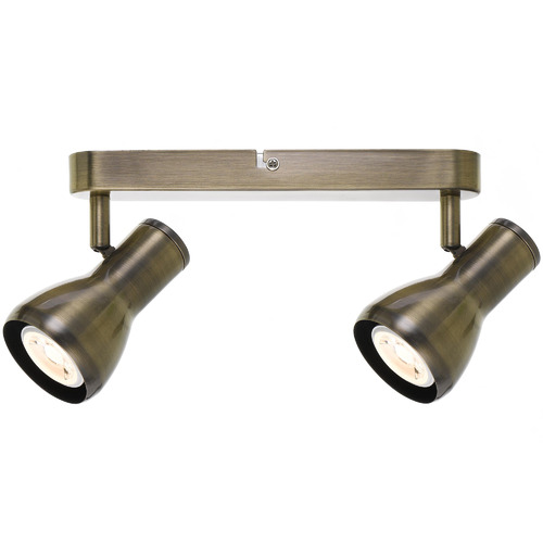 Bright Sea Lighting Curtis 2 Light Iron Spotlight | Temple & Webster