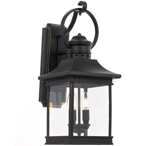 Black Fergus Metal Outdoor Coach Light