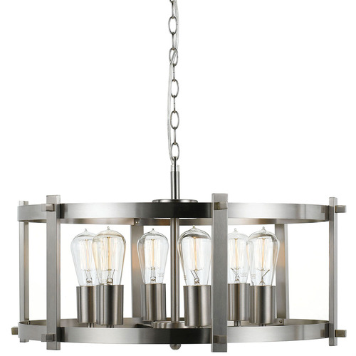 Finley 6:Light Metal Pendant