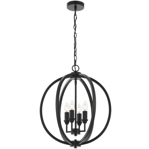 Kendall 4 Light Metal Pendant