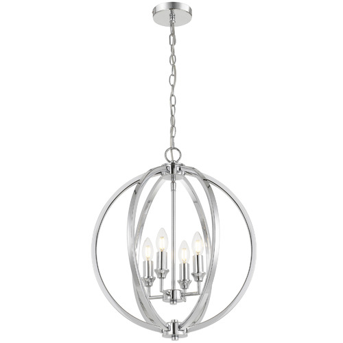 Kendall 4 Light Metal Pendant