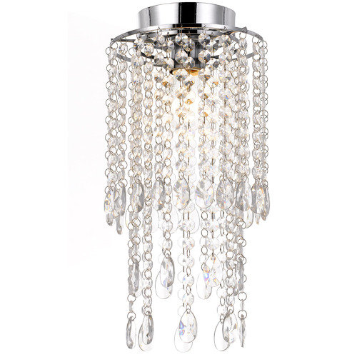 Chrome May Batten Fix Ceiling Light