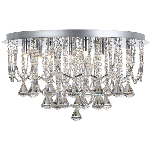 Chrome Sandro 9 Light Chandelier