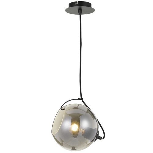 Smoke Bondi Iron & Glass Pendant Light