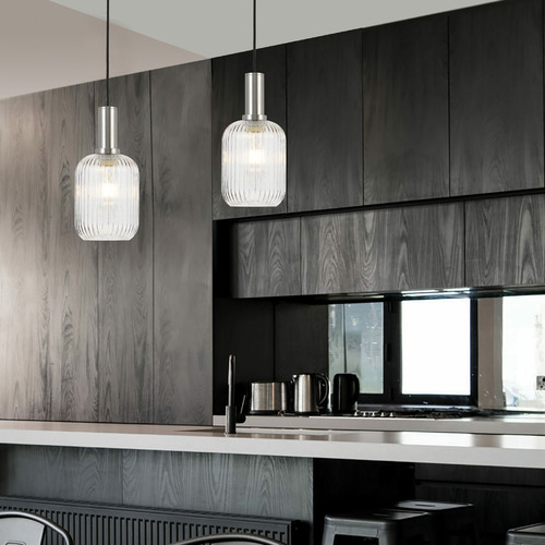 Bonura Iron & Glass Pendant Light