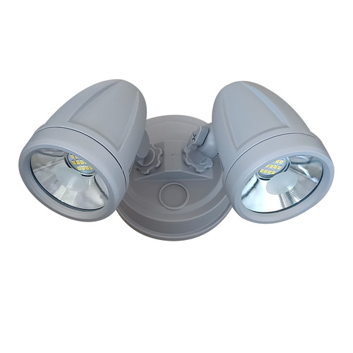 Illume Twin Metal Outdoor Sensor Spotlight