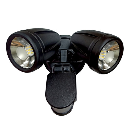 Illume Twin Metal Outdoor Spotlight with Sensor