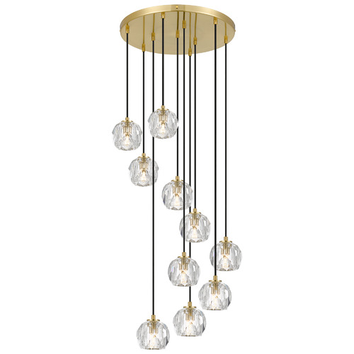 Bright Sea Lighting Zaha 10 Light Pendant 