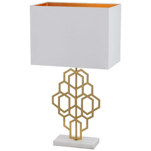 Zuckerberg Marble & Metal Table Lamp