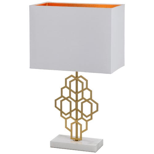 Zuckerberg Marble & Metal Table Lamp