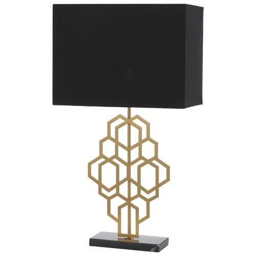 Zuckerberg Marble & Metal Table Lamp
