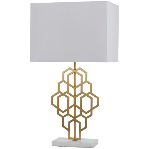 Zuckerberg Marble & Metal Table Lamp