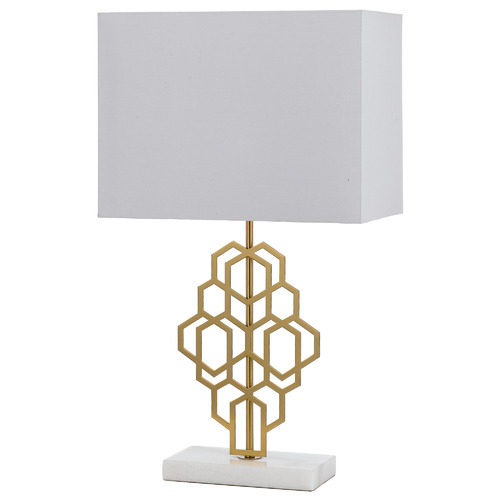 Zuckerberg Marble & Metal Table Lamp