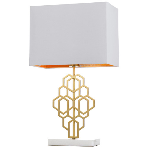 Zuckerberg Marble & Metal Table Lamp