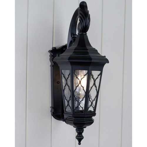 Black Brinley Outdoor Wall Light
