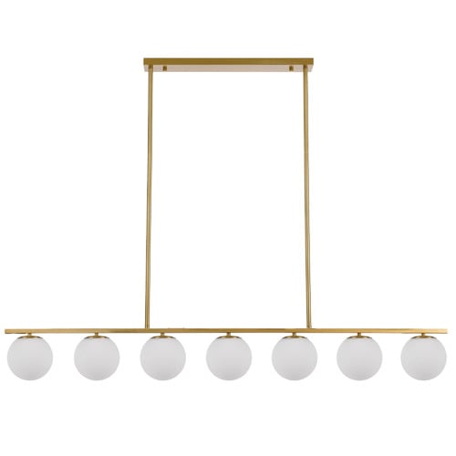 Blundell 7 Light Metal & Glass Pendant