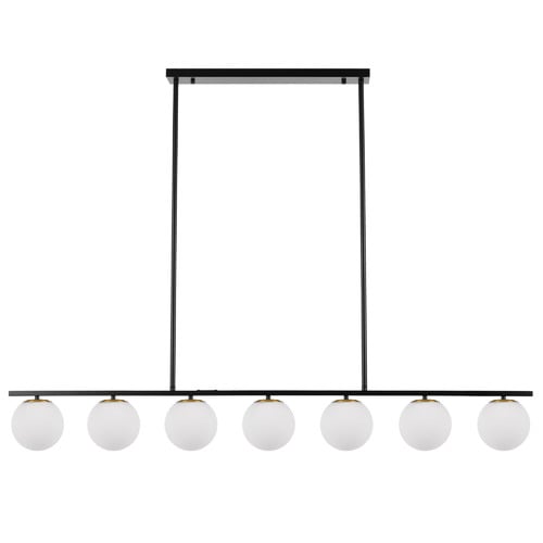 Blundell 7 Light Metal & Glass Pendant