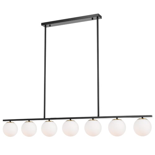 Blundell 7 Light Metal & Glass Pendant