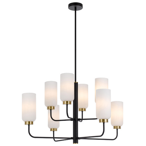 Jaramillo 8 Light Metal & Glass Pendant