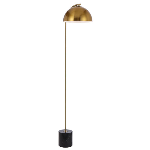 Rosielle Marble & Iron Floor Lamp