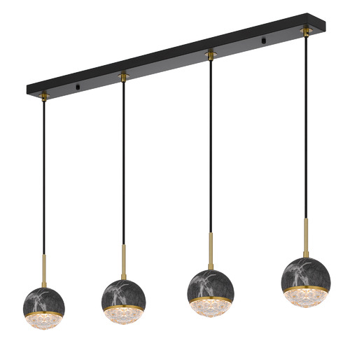 Oneta 4 Light Iron Pendant