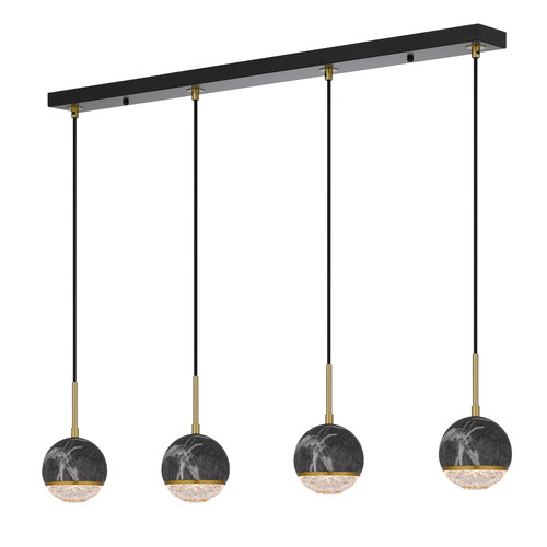 Oneta 4 Light Iron Pendant